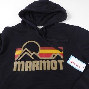 Marmot Coastal Hoody Pullover Hoodie Hooded Sweatshirt Heather Fleece Lined NWT